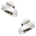 thumbnail image 2 of Front Left Driver and Right Passenger Exterior Door Handle Compatible with 2002-2009 Chevrolet Trailblazer GMC Envoy Chrome With Key Hole 15291305-PFM 15291303-PFM Base Denali, 2 of 5