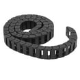 thumbnail image 3 of Black Plastic Cable Wire Carrier Drag Chain For CNC, Drag Chain Cable With End Connector Bridge Type, 10 X 20mm Internal Size, 1m Long, 3 of 8