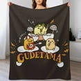 thumbnail image 6 of Sanrio GUDETAMA Throw Blanket Cute Flannel for Boys Girls Men Women, 6 of 7
