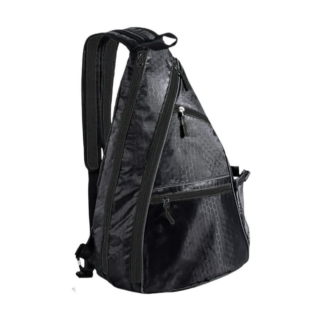 koolsoo Pickleball Bag Adjustable Paddle Case Shoulder Bag for Men Travel Racketball Black