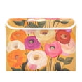 thumbnail image 7 of Yayeee Collapsible Cube Storage Bin with Lid Fabric Closet Decorative Basket with Handles, Abstract Floral, 7 of 7