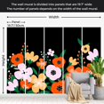 thumbnail image 3 of Floral Wallpaper Wall Mural - Colorful Abstract Bloom, 3 of 5