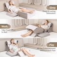 thumbnail image 2 of Juego de almohadas ortopédicas con forma de cuña Fifth Quarter, 9 piezas, 2 of 7