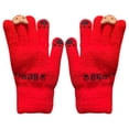 thumbnail image 3 of Guantes De Punto Gruesos De Lana De Invierno Con Forro Polar, 24 Cm, Aislamiento Trmico, Puntas De Los Dedos Resistentes, Para Actividades Al Aire Libre En Climas Fros, Proteccin Diaria, Ukhbmc, 3 of 5