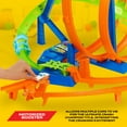 thumbnail image 4 of Hot Wheels Track Set w/ 5 Crash Zones, Motorized Booster, 1 Car, & 2 Loops, 4 of 12