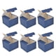 thumbnail image 5 of 50 cajas de dulces de boda cuadradas con cinta dorada Innovadora caja de cartón para fiestas AniversarioS Blue Star Sky, 5 of 10