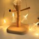 thumbnail image 5 of Guirnalda de luces de fibra óptica con flores, 3 metros, 20 luces LED decorativas, ideal para sala de estar, dormitorio y jardín (árbol no incluido)., 5 of 5