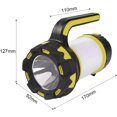 thumbnail image 2 of Lámpara portátil y banco de energía para aventuras al aire libre, emergencias, uso en carpas, lámparas LED recargables de 6 modos con certificación A+++, 2 of 6