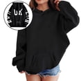thumbnail image 2 of DHFJKG Pullover Girls Hoodies Sweatshirts Solid Color Casual Long Sleeve Round Neck Pocket Hooded Sweatshirt For Girls Stylish Athletic Wear And Active Soft Sweatshirts, 2 of 6