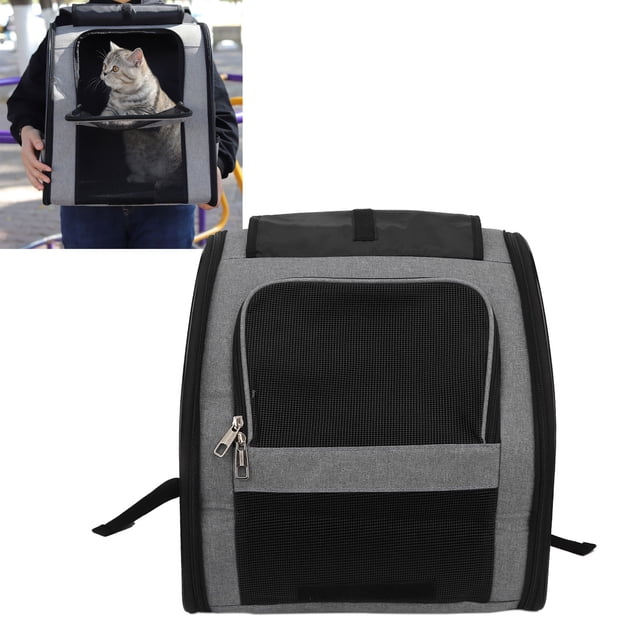 Mochila para Gatos, Bolsa para Gatos, Mochila para Perros, Mochila para Gatos con Malla Transpirable Para Gatos, Perros Pequeños, Cachorros, Mochila PARA