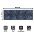 thumbnail image 5 of Dark Blue Christmas Snowflake Pattern Door Rugs,Washable Non Slip Door Mats Indoor,Decorative Door Mats,Entry Mat Indoor for Entrance,Bedroom,Kitchen,Bathroom,16"x47", 5 of 6