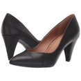 thumbnail image 3 of Lust For Life Moxxie Black Nappa Mid Heel Fashion Slip On Pointed Toe Pumps (Black, 9), 3 of 8