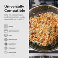 thumbnail image 4 of Black Cube Quick Release Chef’s Pan Stainless Steel Induction Frying Pan 9.5 Inch 2.5 Quart, 4 of 9