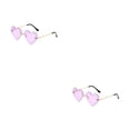 thumbnail image 3 of Qarigey Gafas de sol en forma de corazón para mujer, senderismo, Camping, viaje, disfraz, Cosplay, gafas de protección solar, gafas Type5 NO5, 3 of 6