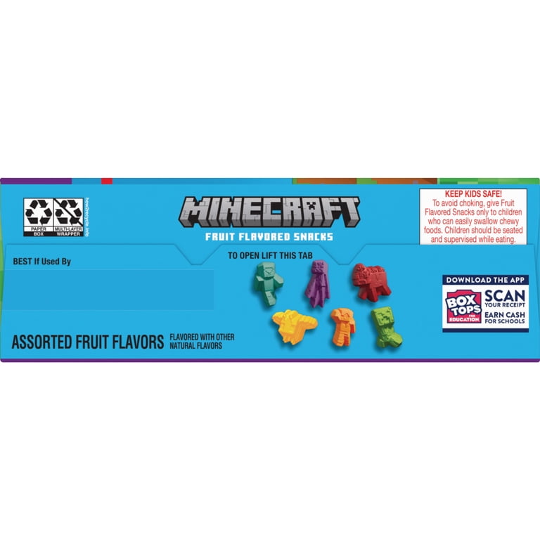 Betty Crocker, Minecraft Fruit Flavored Snacks, 17.6 oz, 22