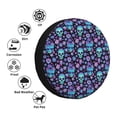 thumbnail image 4 of Balery Funny Skull Flower Cubiertas para Neumáticos - Protector Resistente para Neumáticos de Camioneta, SUV, Remolque, Camper y RV-16 inch, 4 of 6