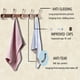 thumbnail image 3 of Perchero de pared de acero inoxidable, ganchos de pared, 20 ganchos, dorado, 3 of 4