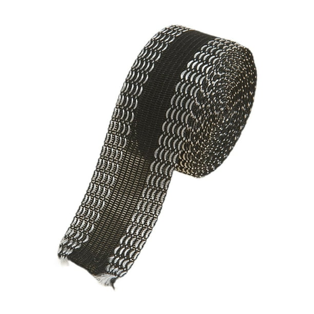 Cinta para Dobladillo de Pantalones con Pasta Bucal, Tiras Modificadas con Borde de Pantalón Lavable, Cinta para Dobladillo de Pantalones para Ropa, P Negro