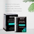 thumbnail image 5 of REVO Professional Care Hair Dye Shampoo 3-in-1 for Gray Hair Coverage, Permanent Herbal Packets with Argan Oil, Black, 10 Pack, 250ml, 5 of 7