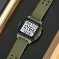 thumbnail image 4 of Transparent Digital Watch, Unisex Square Sports Watch with Clear Case Band, Water Resistant Electronic Watch for Students, Teens, Couples Gift Idea, 4 of 15