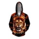 thumbnail image 5 of Sudadera con capucha con estampado de león y leopardo para hombre, ropa de moda para hombre, sudaderas con capucha cómodas y versátiles con tigre dominante, 5 of 5