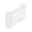Clear, variant on Leodye 1PCS No Drill Wall Mount Plastic Glove Organizer, Storage Holder for Disposable Gloves, Hairnets, Masks for Kitchen and Bathroom Cabinets -7.3x5.9x2.3in