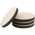 thumbnail image 2 of Waxman Consumer Group 4713395k 5" Oatmeal Round Felt Bottom Furniture Sliders 4 Count, 2 of 2