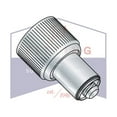 thumbnail image 2 of 1032 x .410 x .036 Retractable Captive Panel Fastener | Press In Style | Natural Finish (Quantity: 20), 2 of 3