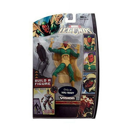 marvel legends exclusive limited edition build a figure collection ares series 6 inch tall action figure - vision with ares right leg