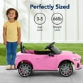 thumbnail image 6 of Best Choice Products Kids 12V Electric Ride-On Car Officially Licensed Ford Mustang w/ Remote, LED Lights - Pink, 6 of 10