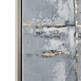 thumbnail image 3 of Gild Design House Toile Encadrée Peinte à la Main Silver Paradise, 3 of 5