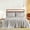Silver Grey, variant on Hotel Brand 1000 Thread Count 6-Piece Extra Deep Pocket Super Soft Sheet Set Fit Upto 22 Inches Deep Pocket, Solid Pattern, 100% Egyptian Cotton @ 'hotellinen' (King, Silver Grey)