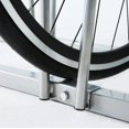 thumbnail image 5 of SDADI 4 Bikes Bicycle Floor Parking Rack Stand Indoor Adjustable Storage Stand- Silver, 5 of 7