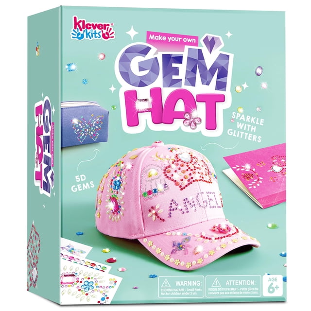 Kit de manualidades Klever Kits para decorar gorras de béisbol para niños