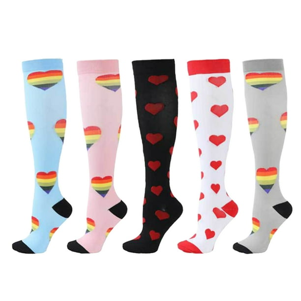 5 pares de calcetines para hombres y mujeres Calcetines deportivos profesionales