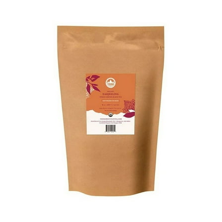 Young Mountain Tea Organic Darjeeling 100 pyramid tea bags in bag