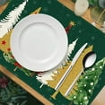 thumbnail image 4 of Wadada Christmas Placemats Table Placemats Set of 4 Plastic Seasonal Table Mats Decoration Washable Winter Xmas Holiday Placemats Decoration for Kids Home Kitchen Dining Room Housewarming Gifts, 4 of 8