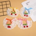 thumbnail image 3 of Adjustable Pet Bib - Cherry Decor Lace Bibs - Cute Cat Dog Collar - Rope Tie - Pet Supplies, 3 of 8