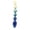 Sky Blue, variant on Bubble Braided Ponytail Extension for Women, Wrap Around Synthetic Hair Piece with Leather Cord for Daily Styling(Black,52cm)