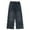 Blue, variant on Krdevn Girls Jeans for Teenagers Comfortable Loose Fit Straight Leg Pants with Bow Design Casual Trousers for Spring and Autumn Outfits,8-9 Years