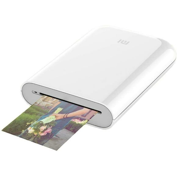 Xiaomi HD Imprimante Instantanée de Poche Portable Sans Fil Bluetooth Impressions Couleur Compatibles Appareils iOS et Android (Blanc)