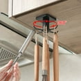thumbnail image 2 of giratorios para utensilios de cocina montados en la pared para ducha, cocina, color gris 2 piezas, 2 of 10