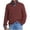 Red, variant on Men's Quarter Zip Knit Sweater Mock Neck Long Sleeve Regular Fit Casual Pullover