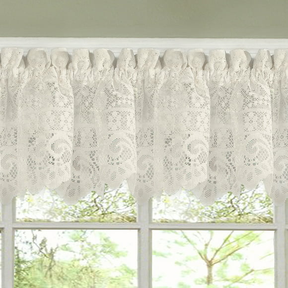 Lace Curtains, White Crochet Kitchen Curtains