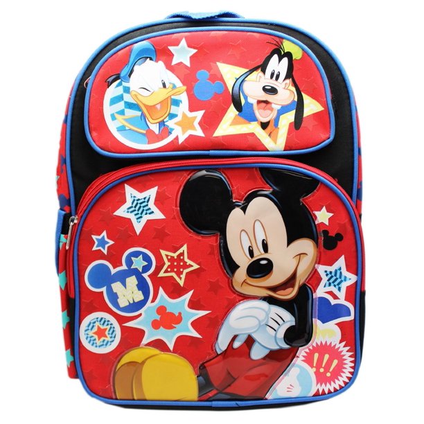 Disney Backpack Disney Mickey Mouse Friends Large School Bag New