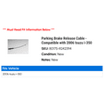 thumbnail image 2 of Parking Brake Release Cable - Compatible with 2006 Isuzu i-350, 2 of 2