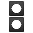 thumbnail image 2 of jifeng 2 Pcs Plaque de Renforcement de Porte Plaque de Remplissage de Fixation Poignée de Porte Plaque de Fixation Noire, 2 of 8