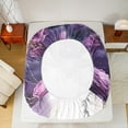 thumbnail image 5 of Feelyou Gothic Spider Teens Queen Sheet Sets, Dreamy Purple Animal Flat Sheet, Valentine's Day Rose Floral Queen Fitted Sheet, Lightweight Room Decor, 4-Piece, 5 of 7