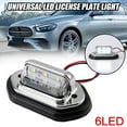 thumbnail image 3 of Universal LED License Plate Tag Light Lamp White For Truck SUV Trailer Van D4I3, 3 of 9