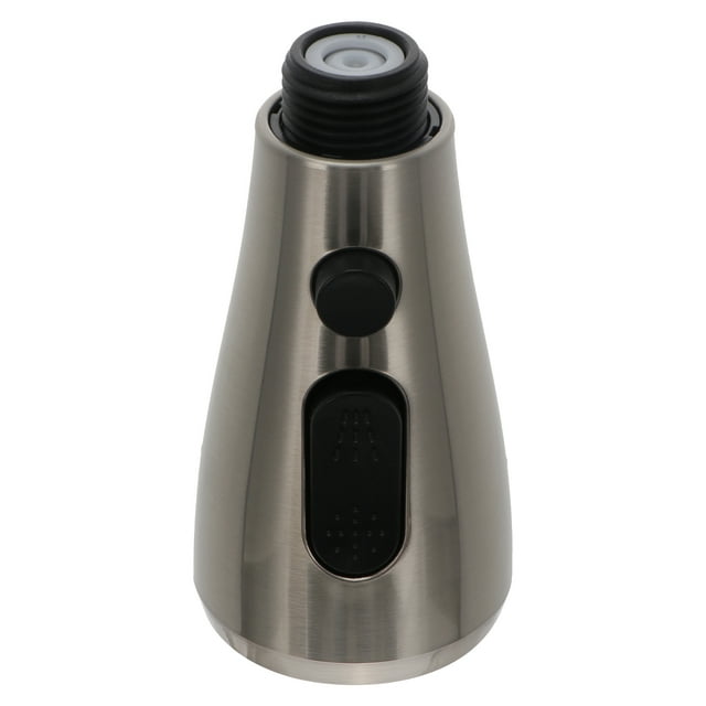 SHISUYAN Silver Faucet Nozzle Kitchen Water Tap Sprayer ABS Material Easy Install 3 Settings Replacement 1 Unit